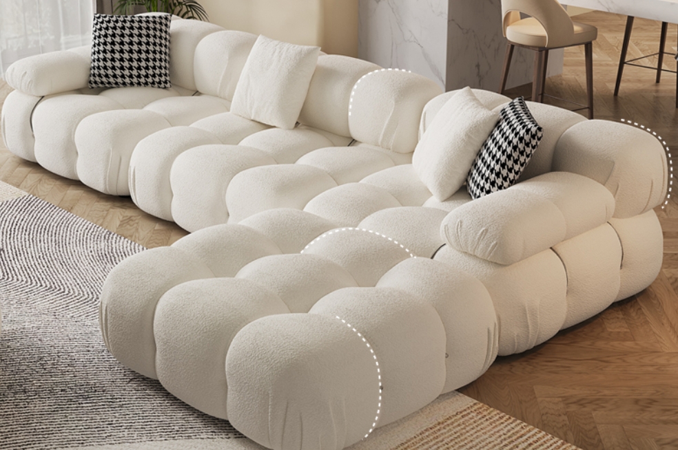 Como personalizar um sofá modular comprimido para combinar com seu estilo