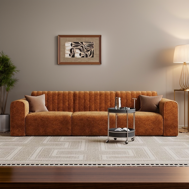 Conjunto de sofá secional compressível minimalista moderno