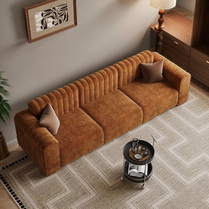 Conjunto de sofá secional compressível minimalista moderno