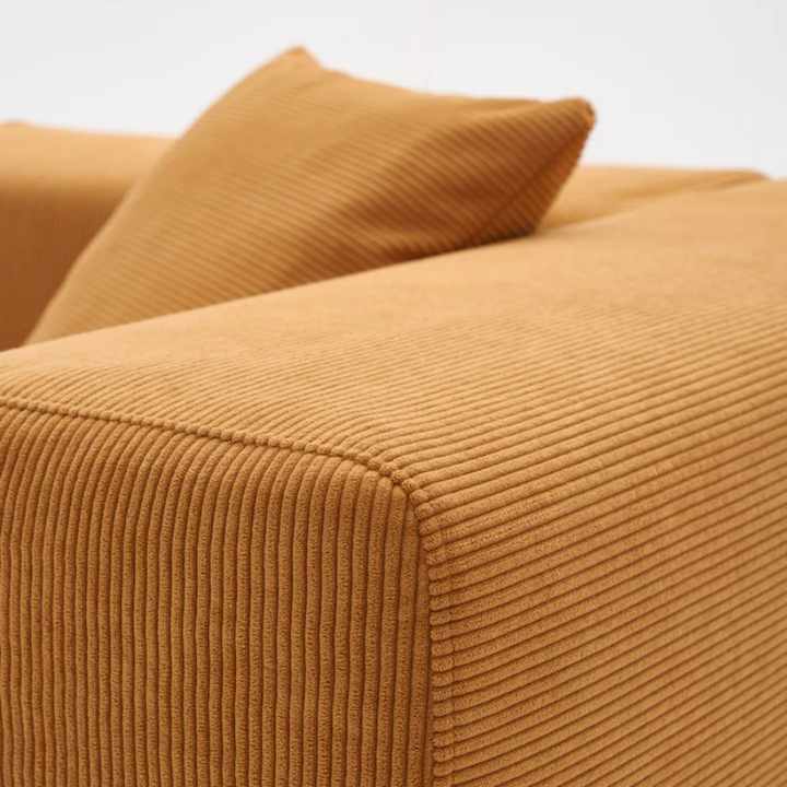 Sofá personalizado de 3 lugares com espuma comprimida