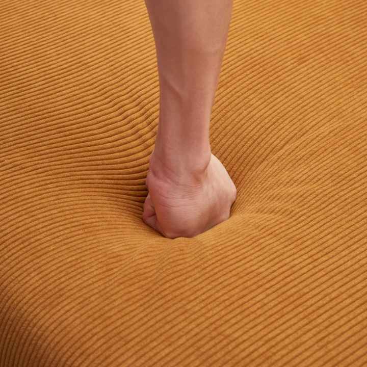 Sofá personalizado de 3 lugares com espuma comprimida