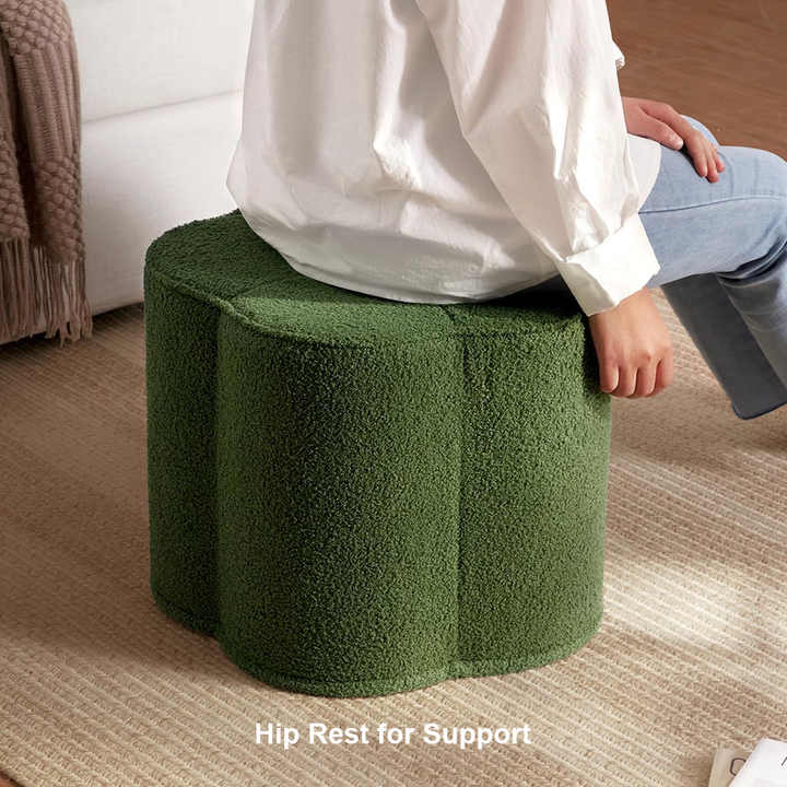 Pufe de espuma para apoio de pés com antiderrapante