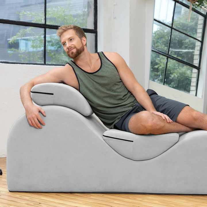 Sofá de massagem para ioga e espreguiçadeira esportiva