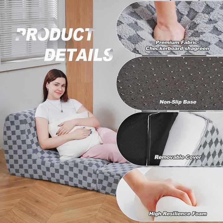 Poltrona reclinável moderna para sala de estar e varanda