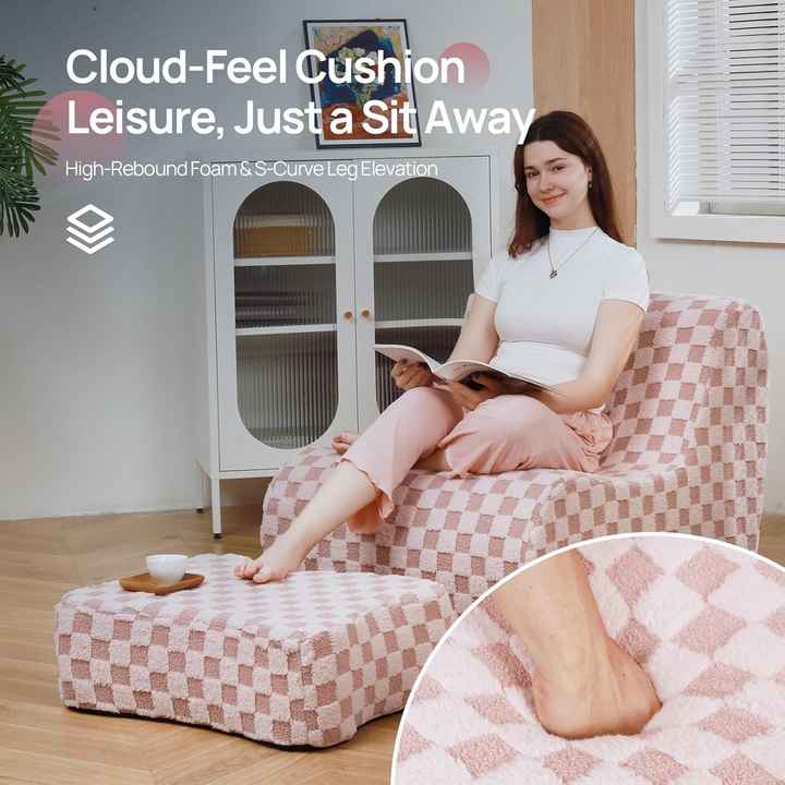 Sofá preguiçoso de tatame de esponja de alta densidade com pacote de compressão a vácuo