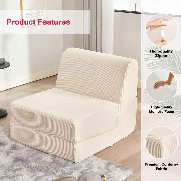 Sofá-cama dobrável conversível - sofá-cama futon de espuma