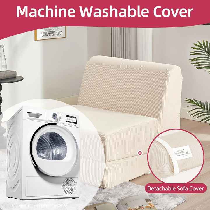 Sofá-cama dobrável conversível - sofá-cama futon de espuma