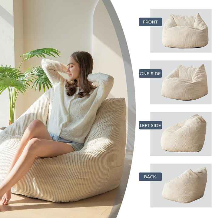 Pufe relaxante para leitura e jogos