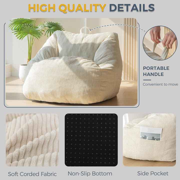 Pufe relaxante para leitura e jogos