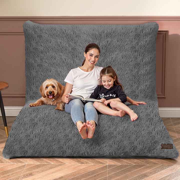 Sofá-cama reclinável de espuma grande, sofá-cama tipo pufe preguiçoso