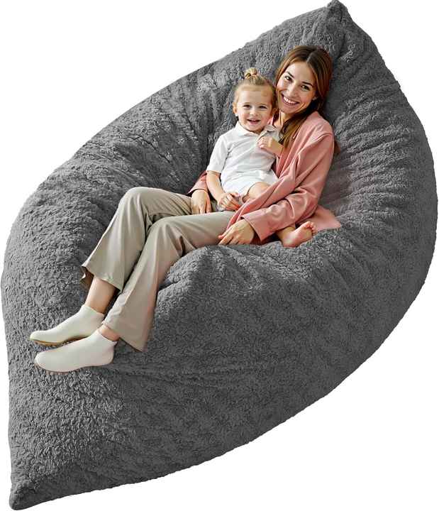 Sofá-cama reclinável de espuma grande, sofá-cama tipo pufe preguiçoso