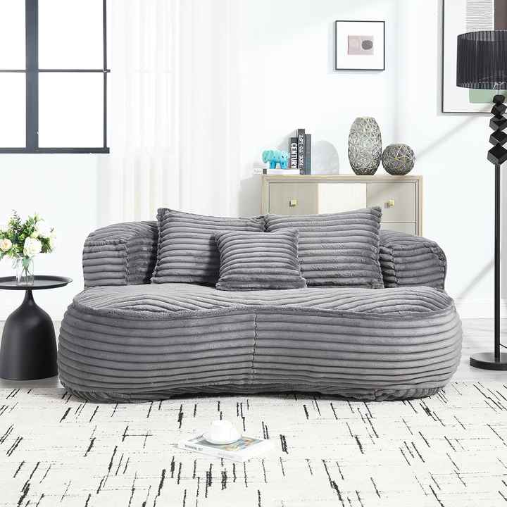 Sofá tipo saco de feijão com compressão a vácuo selado