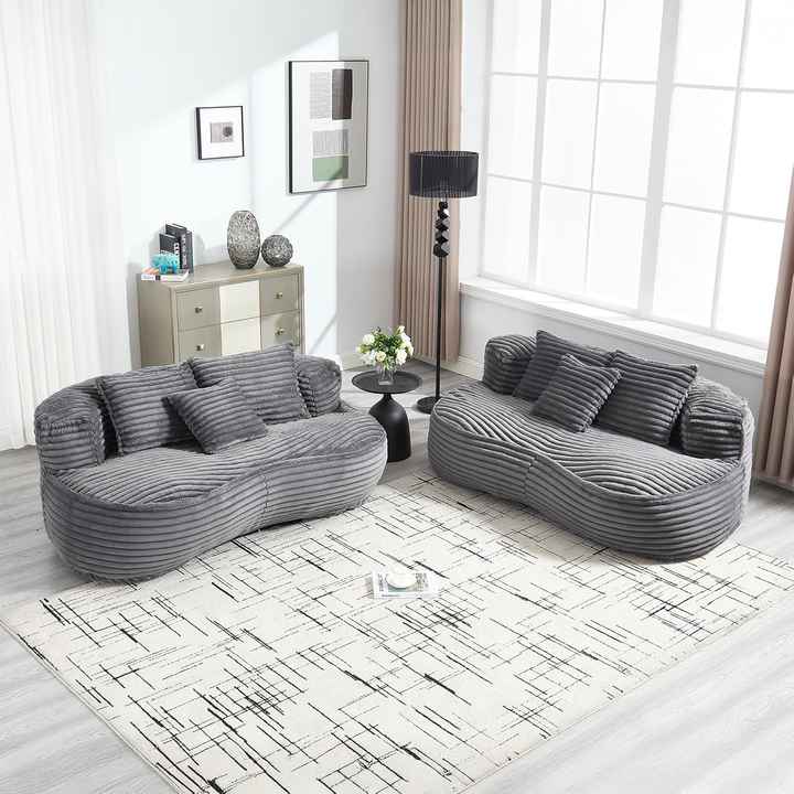 Sofá tipo saco de feijão com compressão a vácuo selado