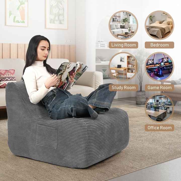 Sofá-cama tipo pufe de espuma viscoelástica