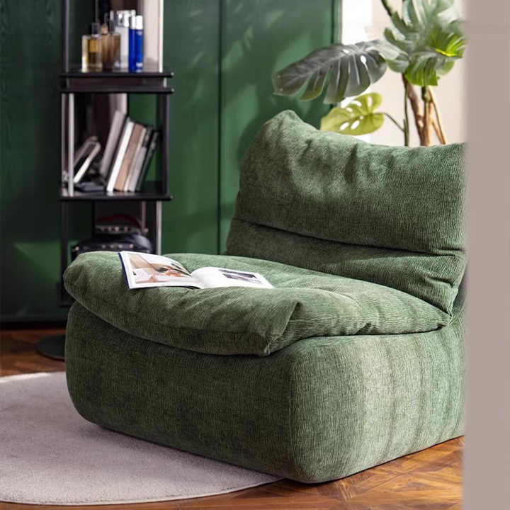 Sofá preguiçoso de assento único comprimido a vácuo