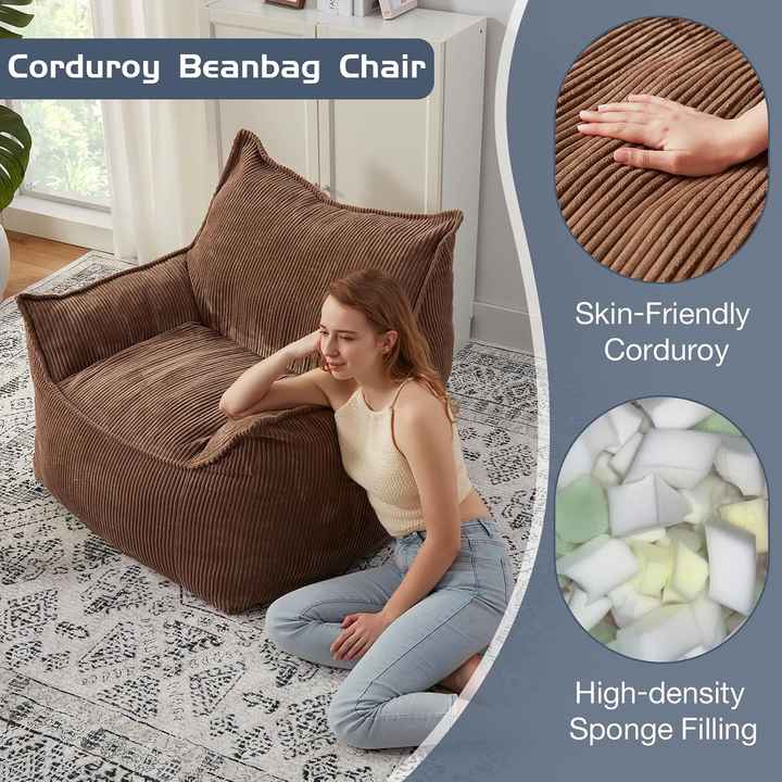 Sofá tipo pufe para sala de estar