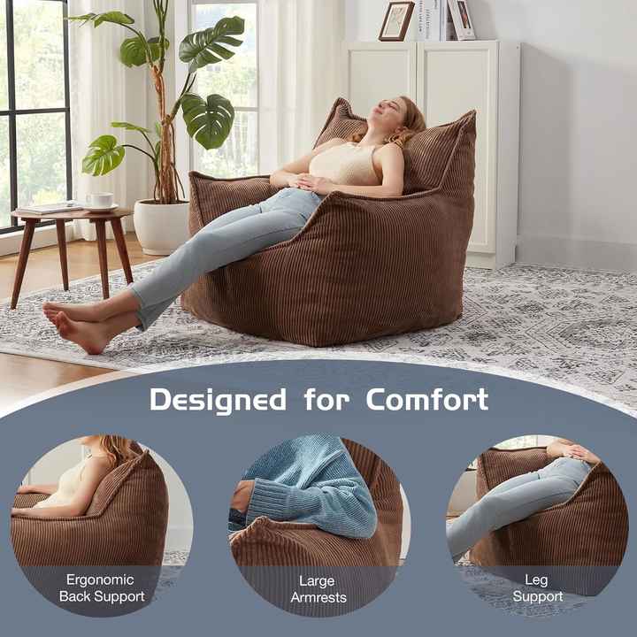 Sofá tipo pufe para sala de estar