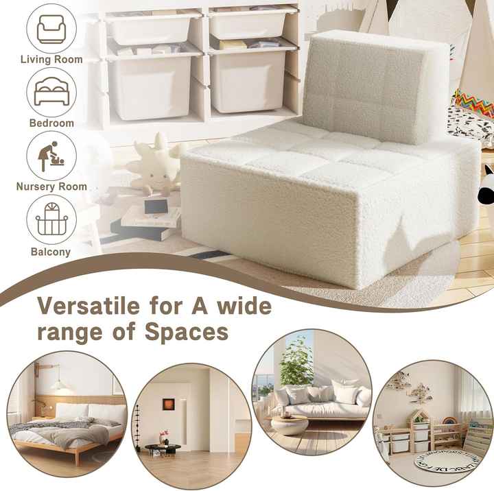 Pufe de espuma de alta densidade para sofá de leitura