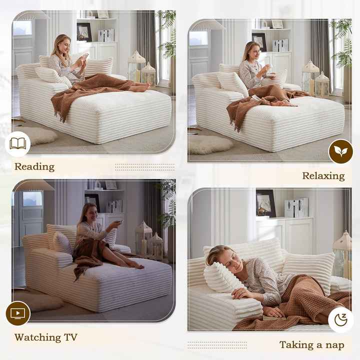 Sofá moderno e minimalista com pacote de compressão