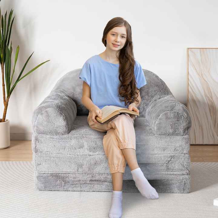 Poltrona dobrável comprimida a vácuo