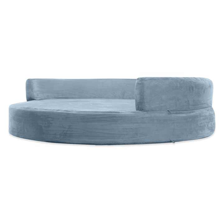 Cama redonda de espuma viscoelástica para cães