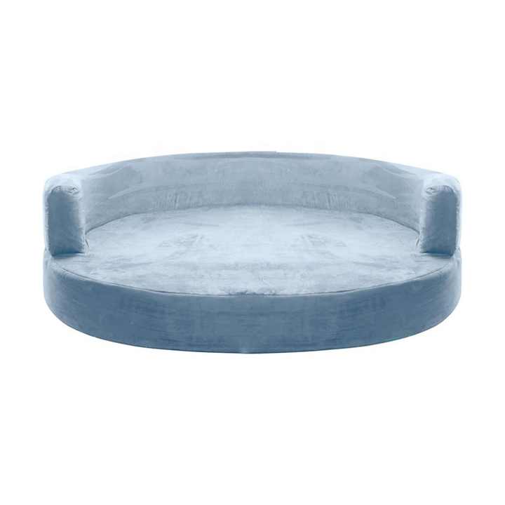Cama redonda de espuma viscoelástica para cães