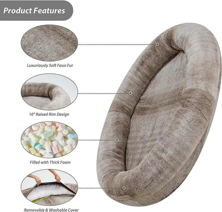 Cama ortopédica grande para animais de estimação, para cães e gatos