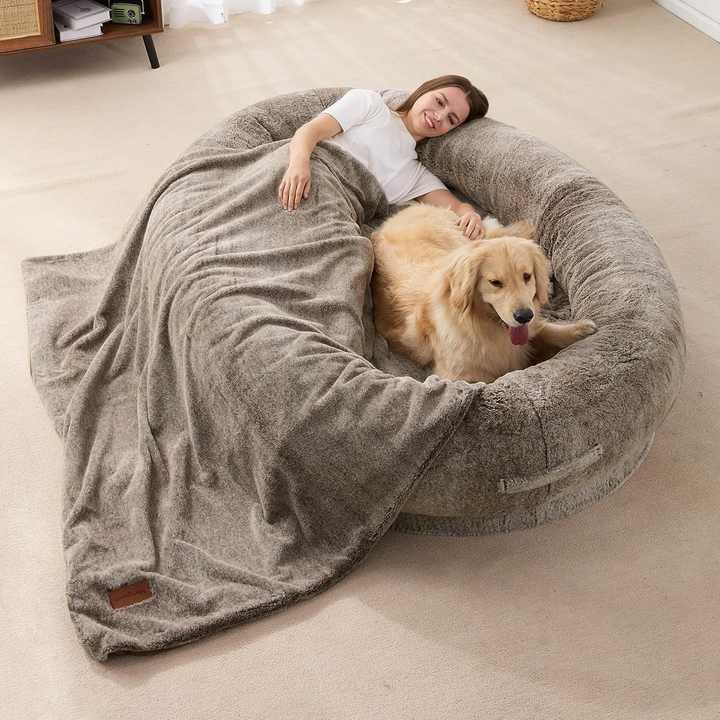 Cama ortopédica grande para animais de estimação, para cães e gatos