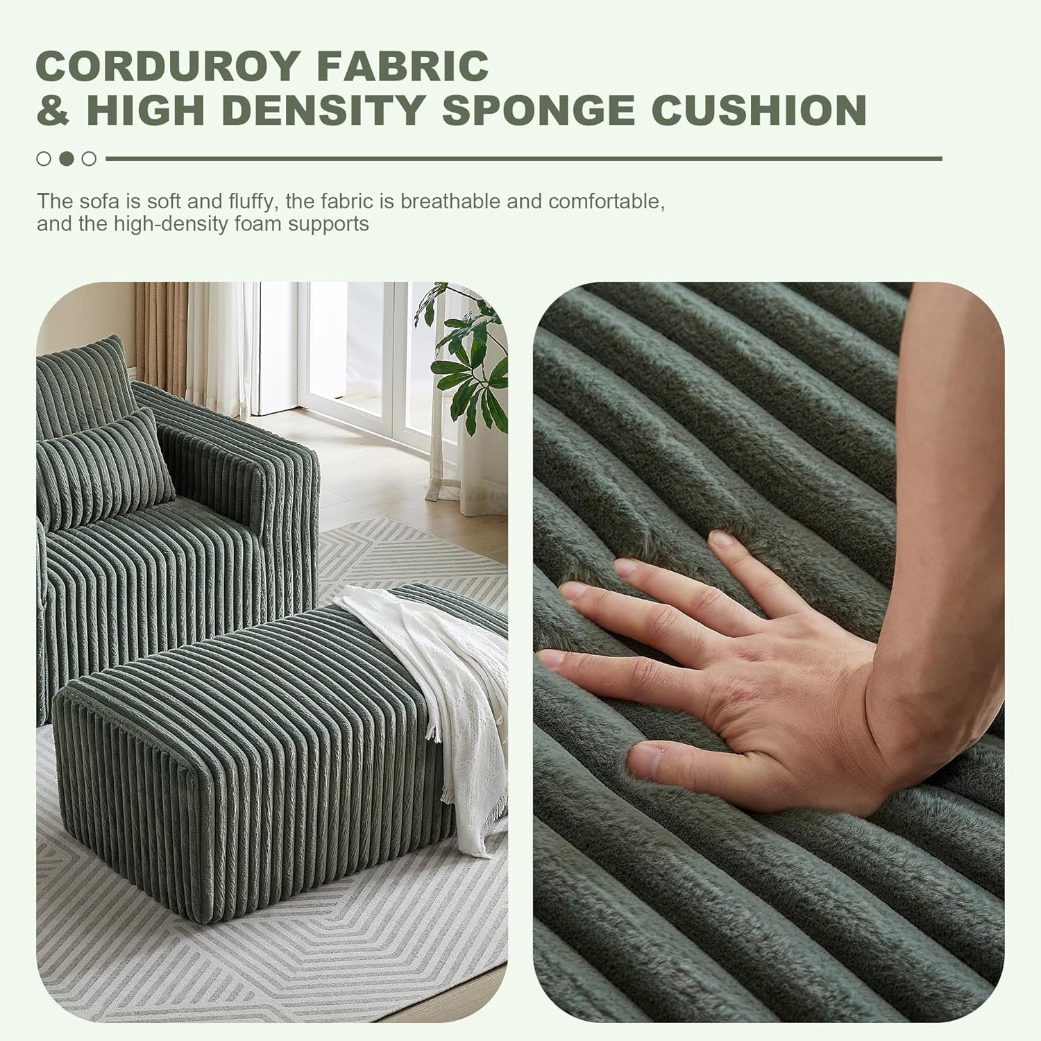 Cadeira Chaise Longue Comprimida com Três Almofadas