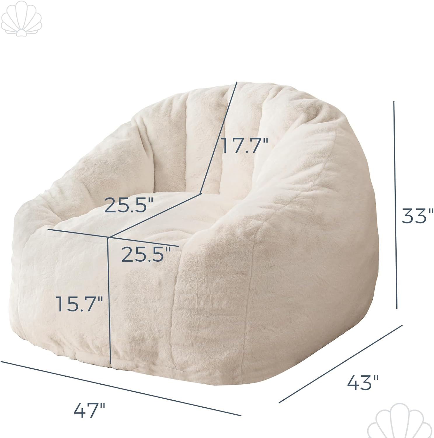 Poltrona tipo saco de feijão comprimida Lazy Lounger