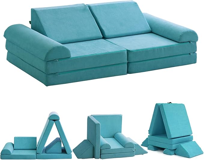 Kit de construção de sofá e forte para sala de jogos infantil