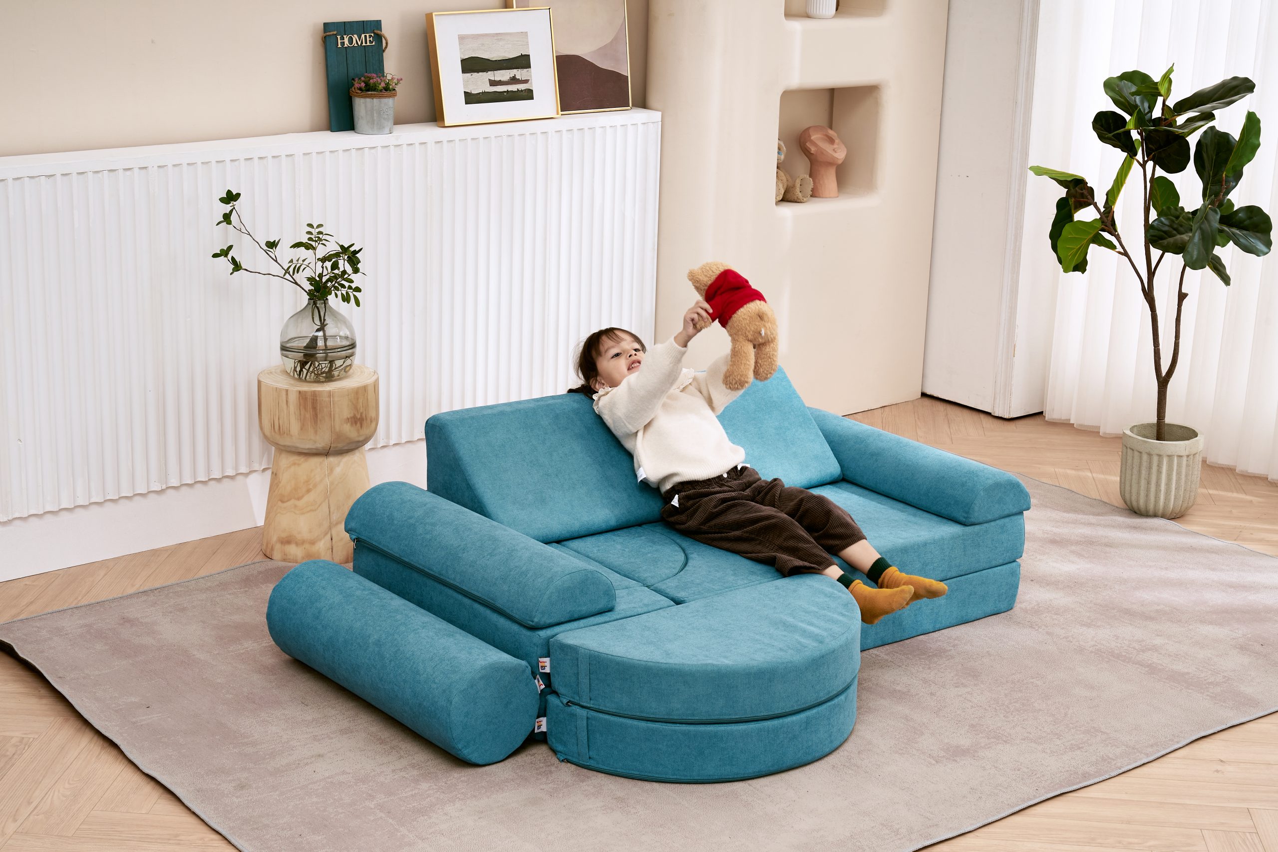 Sofá de brincar Ultimate Kids - 14 peças