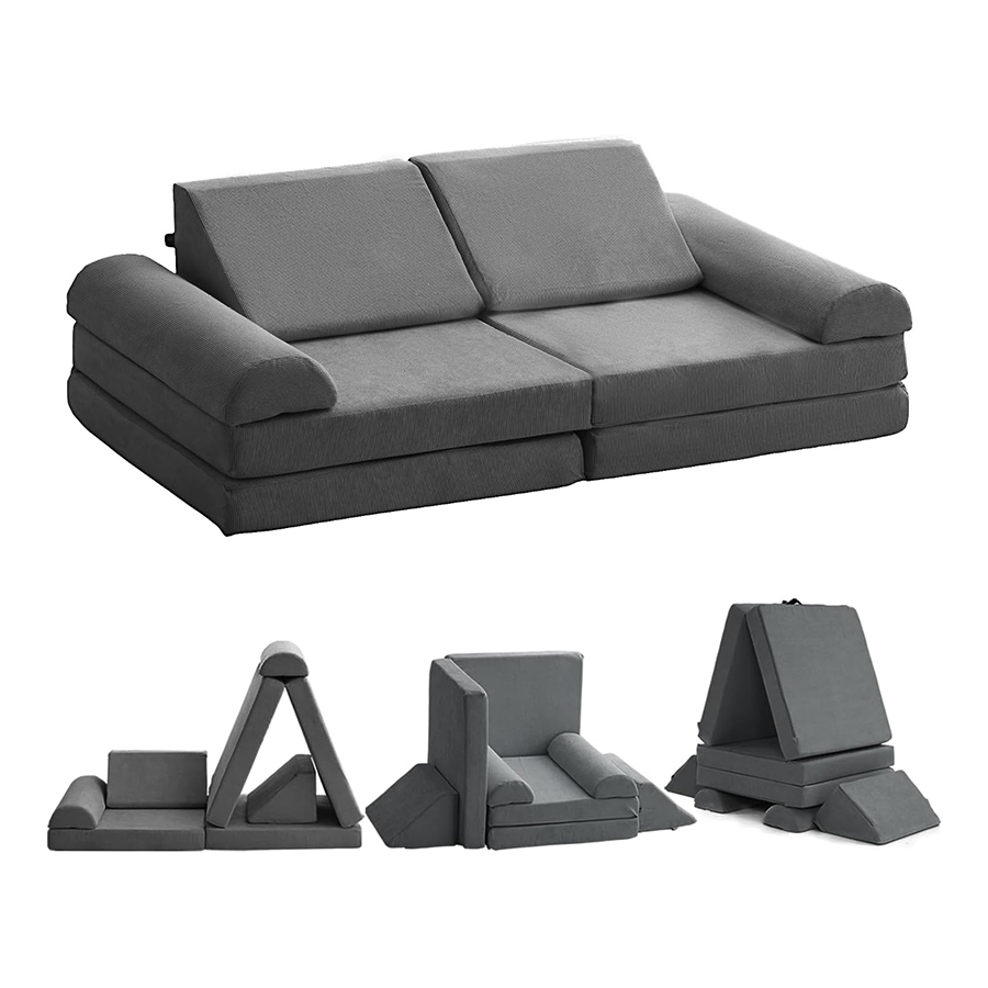 Kit de construção de sofá e forte para sala de jogos infantil