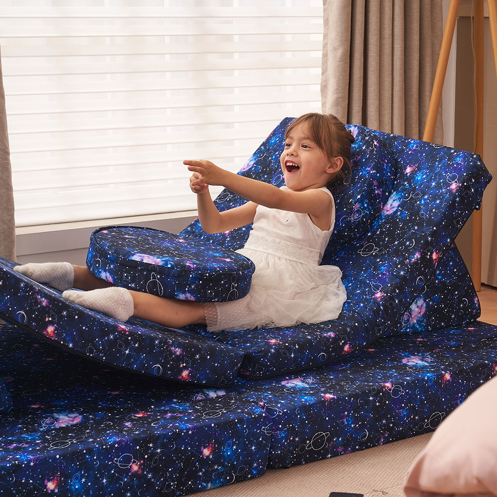 Sofá infantil colorido - Conjunto de atividades para escalar e engatinhar