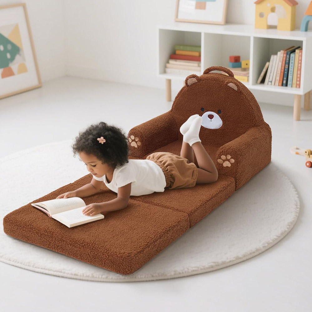 Sofá-cama dobrável infantil de desenho animado personalizado
