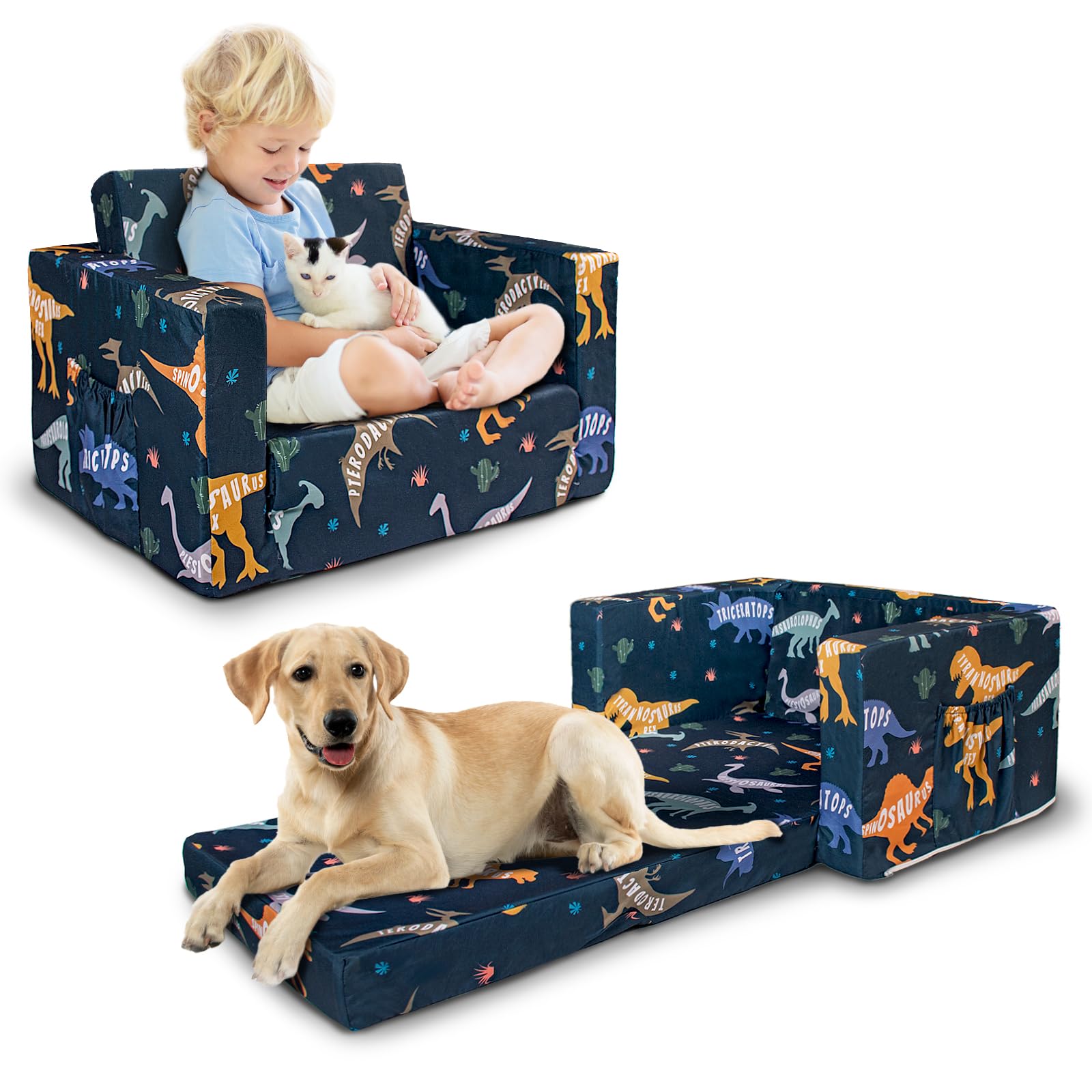 Sofá dobrável personalizado de compressão para crianças