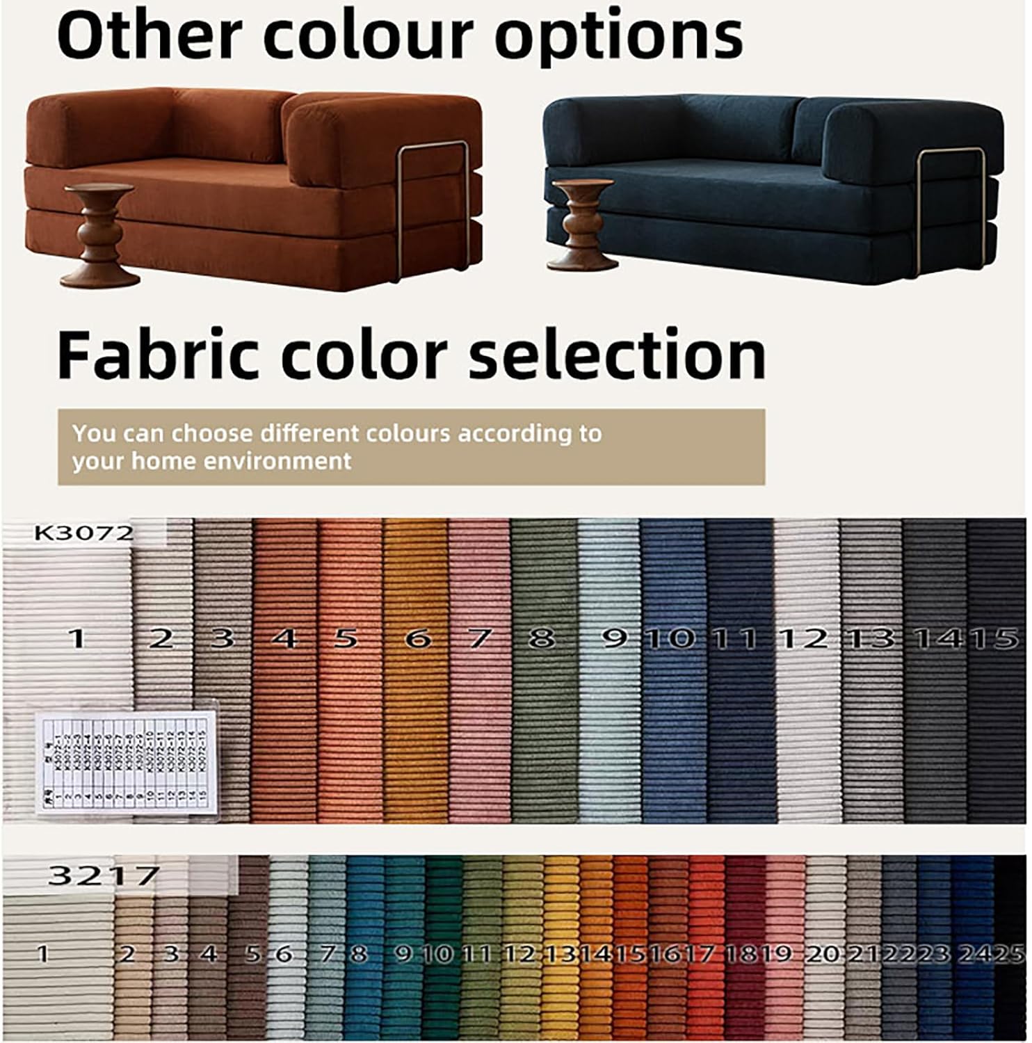 Sofá-cama de compressão conversível de luxo